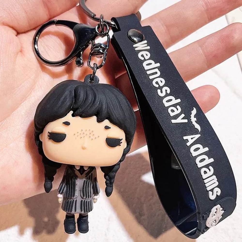 lego minifigure Wednesday Addams Wednesday Addams Keychain Minifigures building block bricks toys lego minifigure Wednesday Addams Wednesday Addams Keychain Minifigures building block bricks toys