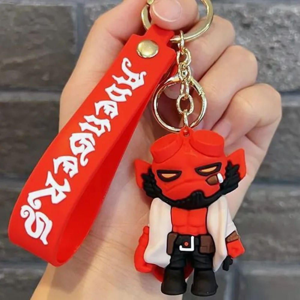lego minifigure Hellboy Keychain Minifigure Hellboy Minifigures building block bricks toys lego minifigure Hellboy Keychain Minifigure Hellboy Minifigures building block bricks toys