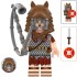 Minifigure Castle Knights Roman bucinator in a wolf helmet