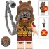 Minifigure Castle Knights Roman bucinator in a bear helmet