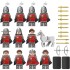 Minifigure Castle Knights 11 knights squad and a horse