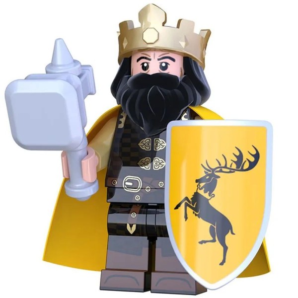 Minifigure 'Game of Thrones' King Robert Baratheon Minifigure 'Game of Thrones' King Robert Baratheon