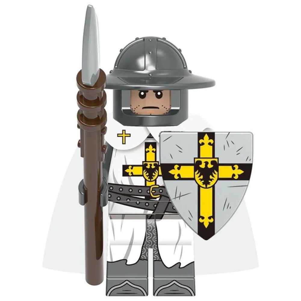 lego minifigure Minifigure Castle Knights Teutonic Knight Minifigures building block bricks toys