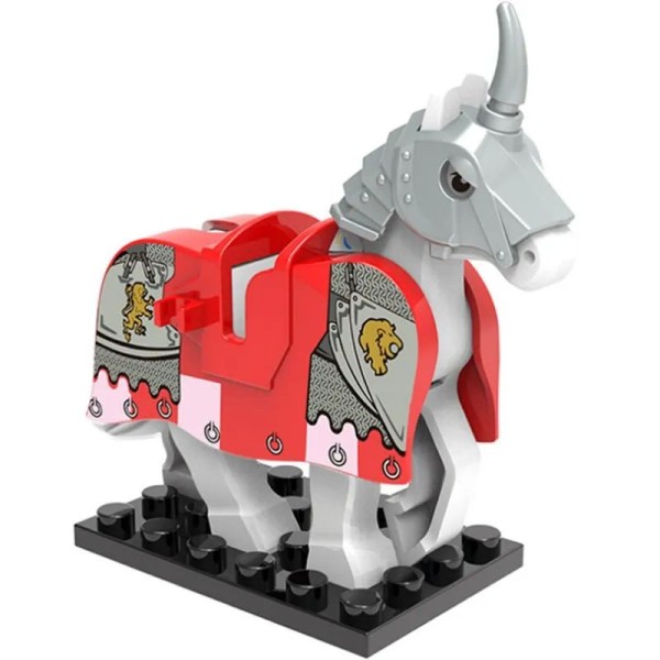 Minifigure Castle Knights Knight's Battle Horse Minifigure Castle Knights Knight's Battle Horse