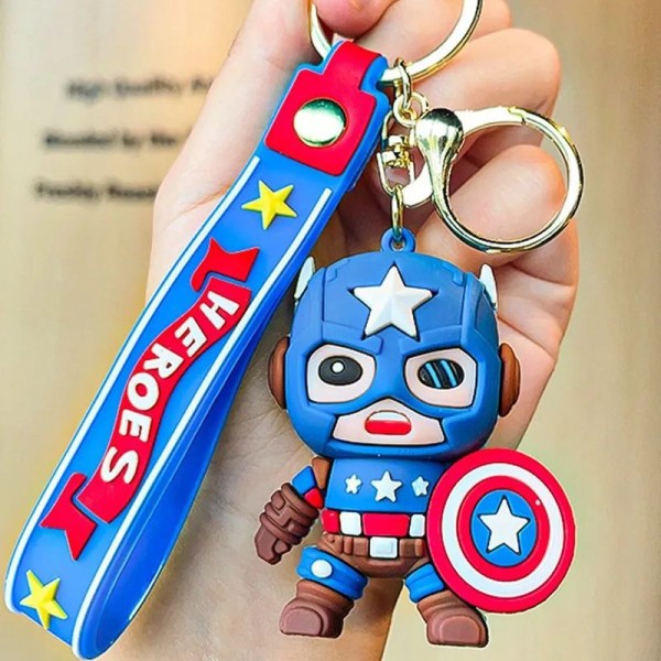 Captain America Marvel Keychain Minifigure