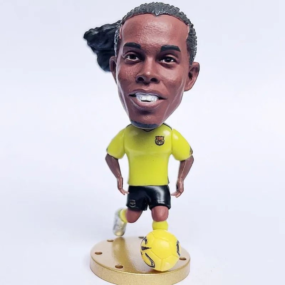 lego minifigure Soccerwe Minifigure of Footballer Ronaldinho (Barcelona) Minifigures building block bricks toys lego minifigure Soccerwe Minifigure of Footballer Ronaldinho (Barcelona) Minifigures building block bricks toys