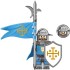 Minifigure Castle Knights Jerusalem Banner Bearer