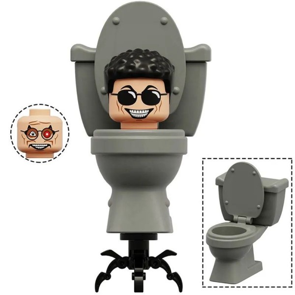Minifigure "Skibidi Toilet": Skibidi Toilet Minifigure "Skibidi Toilet": Skibidi Toilet