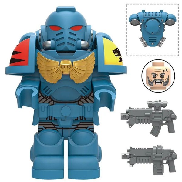 Warhammer 40k Minifigure Space Wolves Space Marine Warhammer 40k Minifigure Space Wolves Space Marine