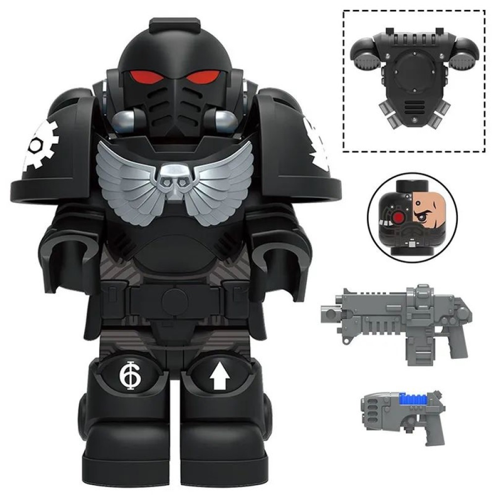 lego minifigure Warhammer 40k Iron Hands Space Marine Minifigures building block bricks toys lego minifigure Warhammer 40k Iron Hands Space Marine Minifigures building block bricks toys