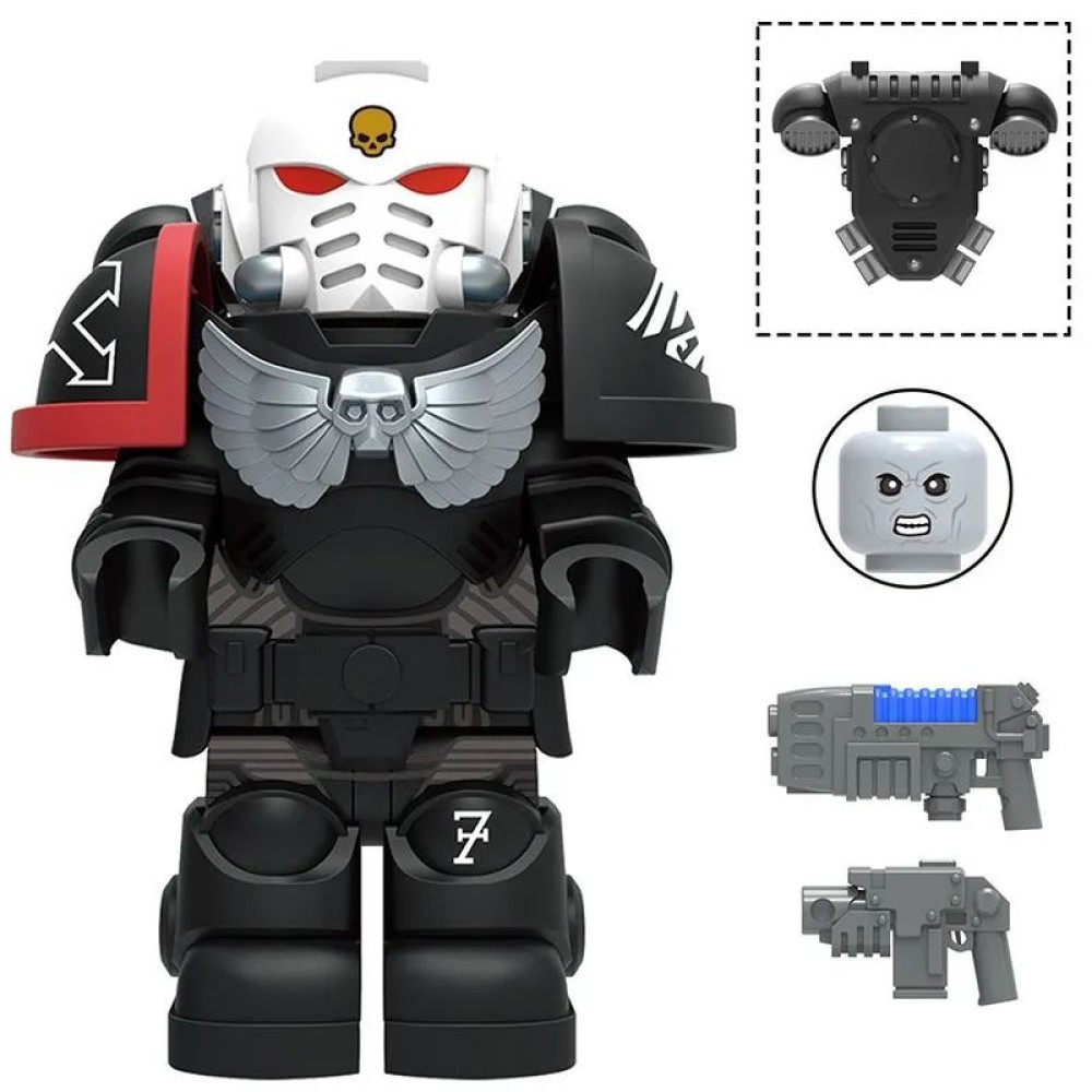 lego minifigure Warhammer 40k Minifigure Raven Guard Space Marine Minifigures building block bricks toys