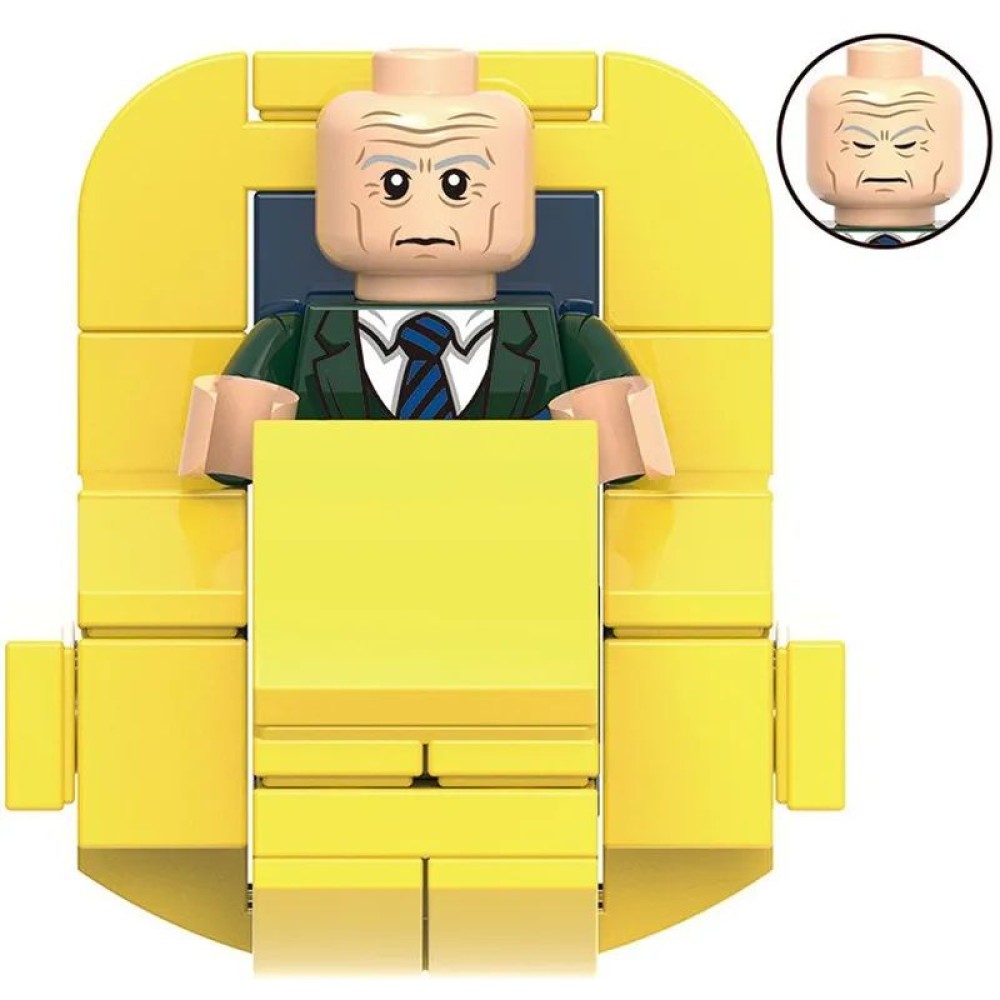 lego minifigure Marvel Minifigure X-men Professor X Professor Xavier Marvel building block bricks toys
