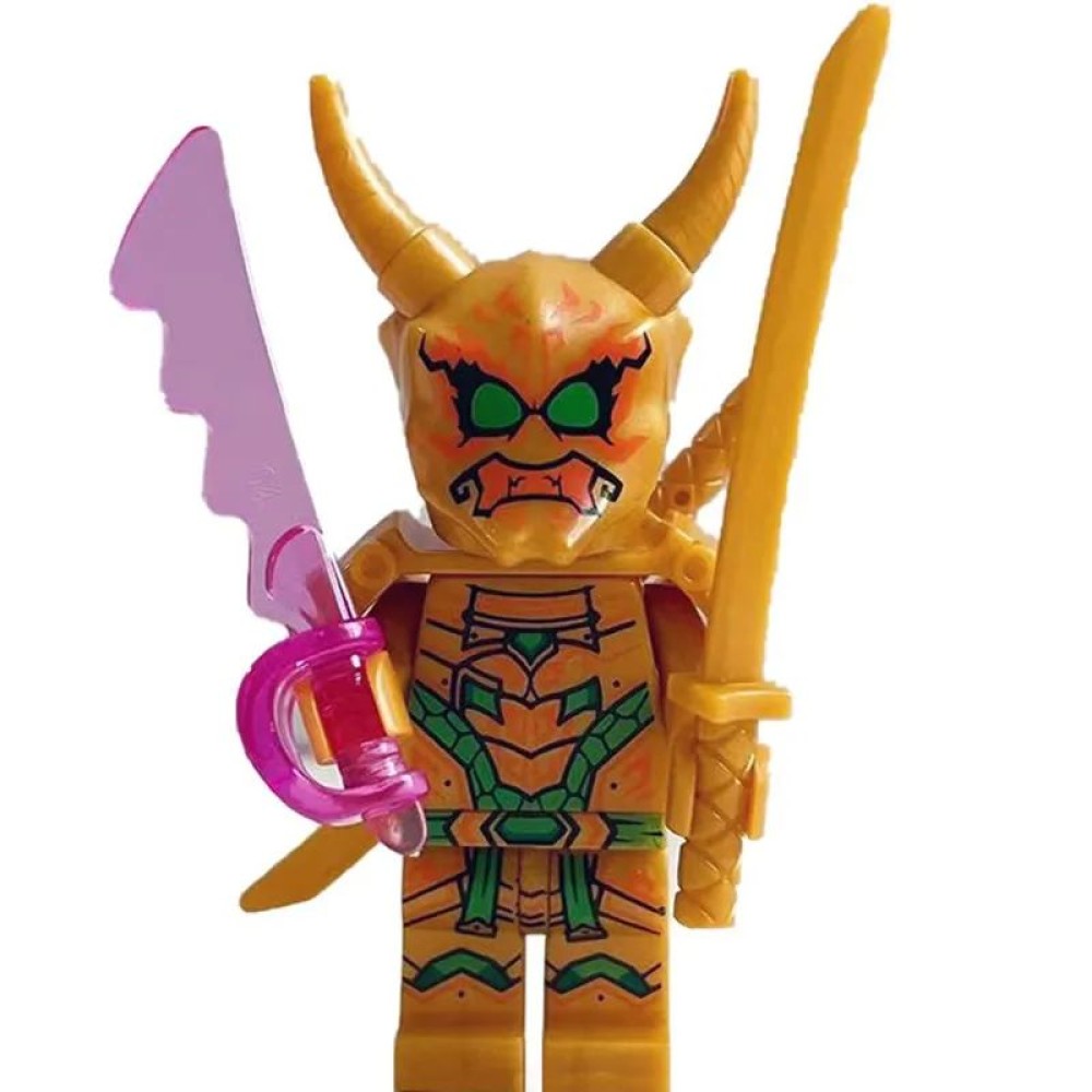 lego minifigure Ninjago Ninja Golden Oni NINJAGO building block bricks toys lego minifigure Ninjago Ninja Golden Oni NINJAGO building block bricks toys