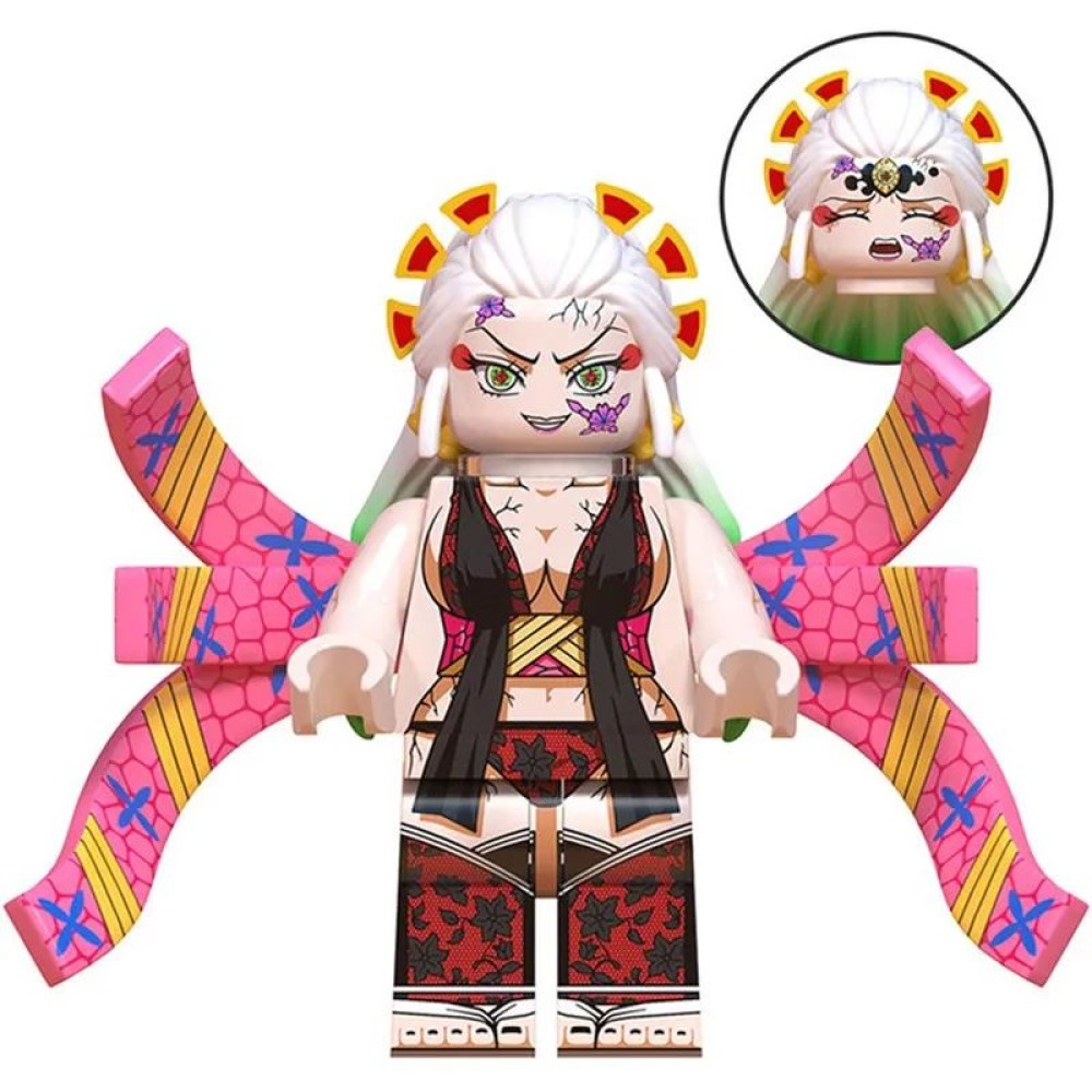 lego minifigure Anime Minifigure Demon Slayer: Kimetsu no Yaiba: Daki Anime Minifigure building block bricks toys lego minifigure Anime Minifigure Demon Slayer: Kimetsu no Yaiba: Daki Anime Minifigure building block bricks toys