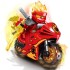 Ninjago Ninja Minifigure Ninja Kai on motorcycle