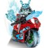 Ninja NinjaGo Minifigure General Vex on motorcycle