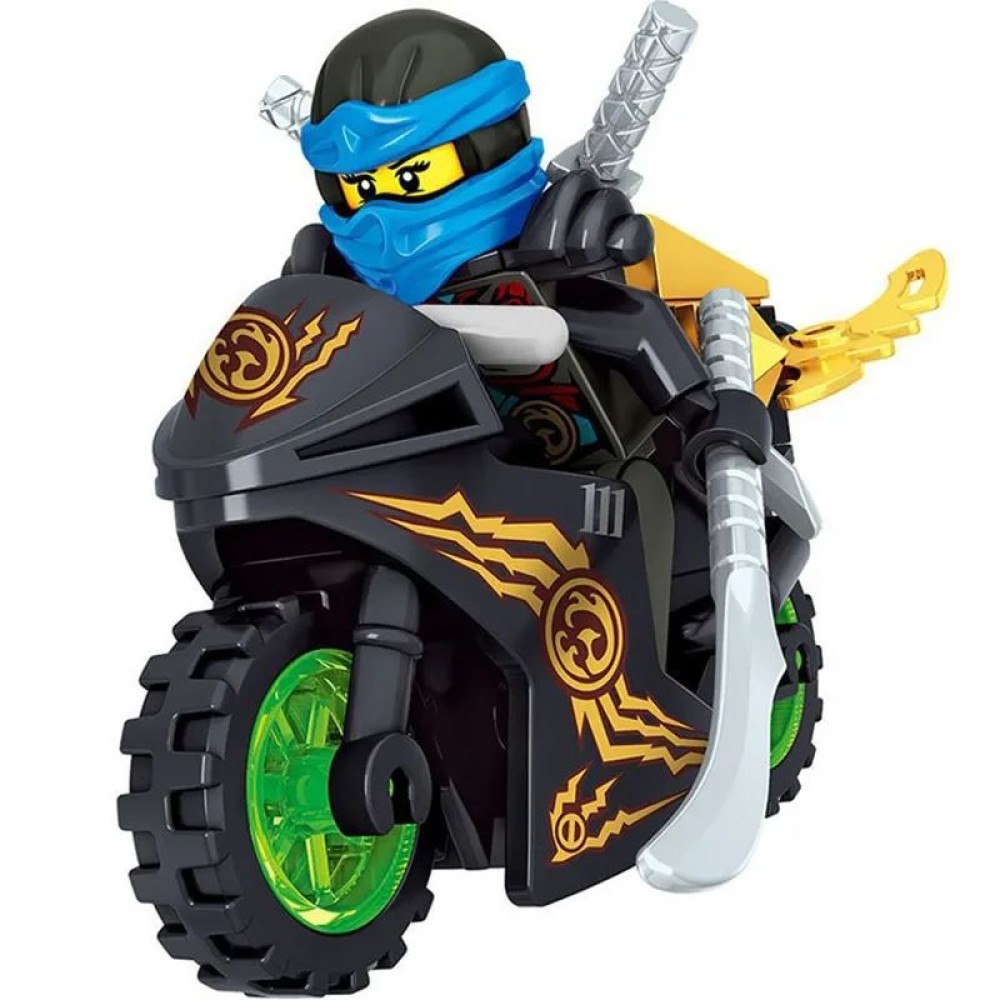 lego minifigure Ninja NinjaGo Ninja Nya on motorcycle NINJAGO building block bricks toys lego minifigure Ninja NinjaGo Ninja Nya on motorcycle NINJAGO building block bricks toys