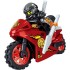 Ninja NinjaGo Ninja Cole on motorcycle