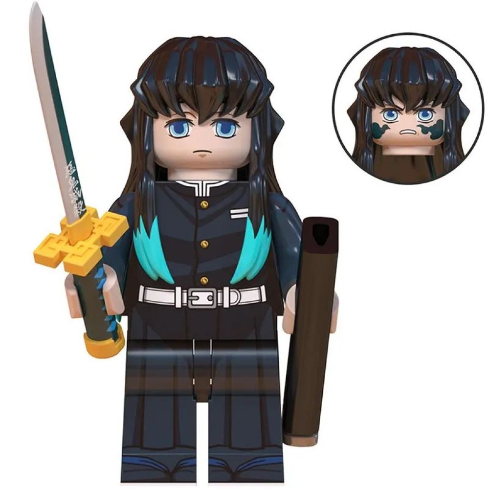 lego minifigure Anime Minifigure Demon Slayer Sword Muichiro Tokito Anime Minifigure building block bricks toys lego minifigure Anime Minifigure Demon Slayer Sword Muichiro Tokito Anime Minifigure building block bricks toys