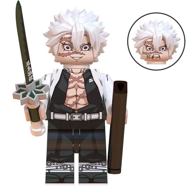 Anime  Minifigure "Demon Slayer: Kimetsu no Yaiba": Sanemi Shinazugawa Anime  Minifigure "Demon Slayer: Kimetsu no Yaiba": Sanemi Shinazugawa