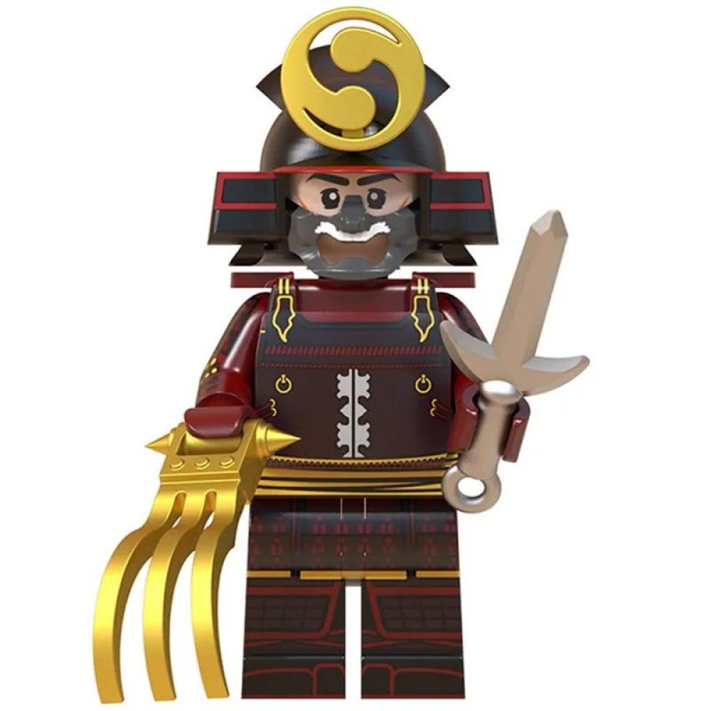 lego minifigure Minifigure Castle Knights Samurai with claws Minifigures building block bricks toys