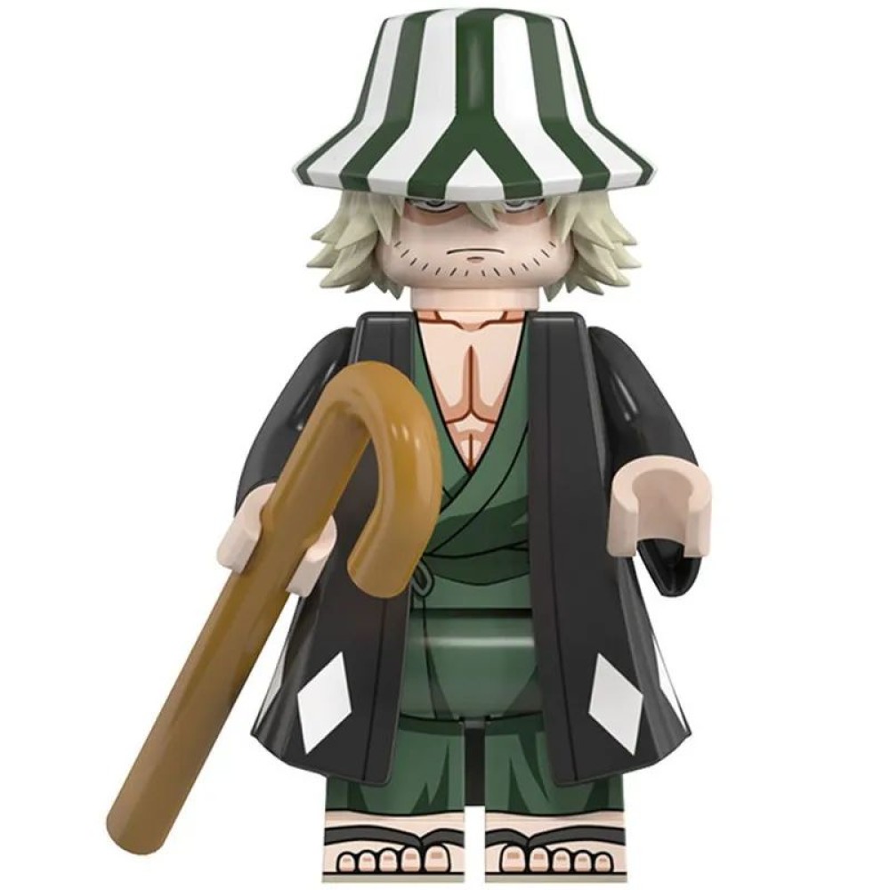 lego minifigure Anime Minifigure Bleach Kisuke Urahara Anime Minifigure building block bricks toys lego minifigure Anime Minifigure Bleach Kisuke Urahara Anime Minifigure building block bricks toys
