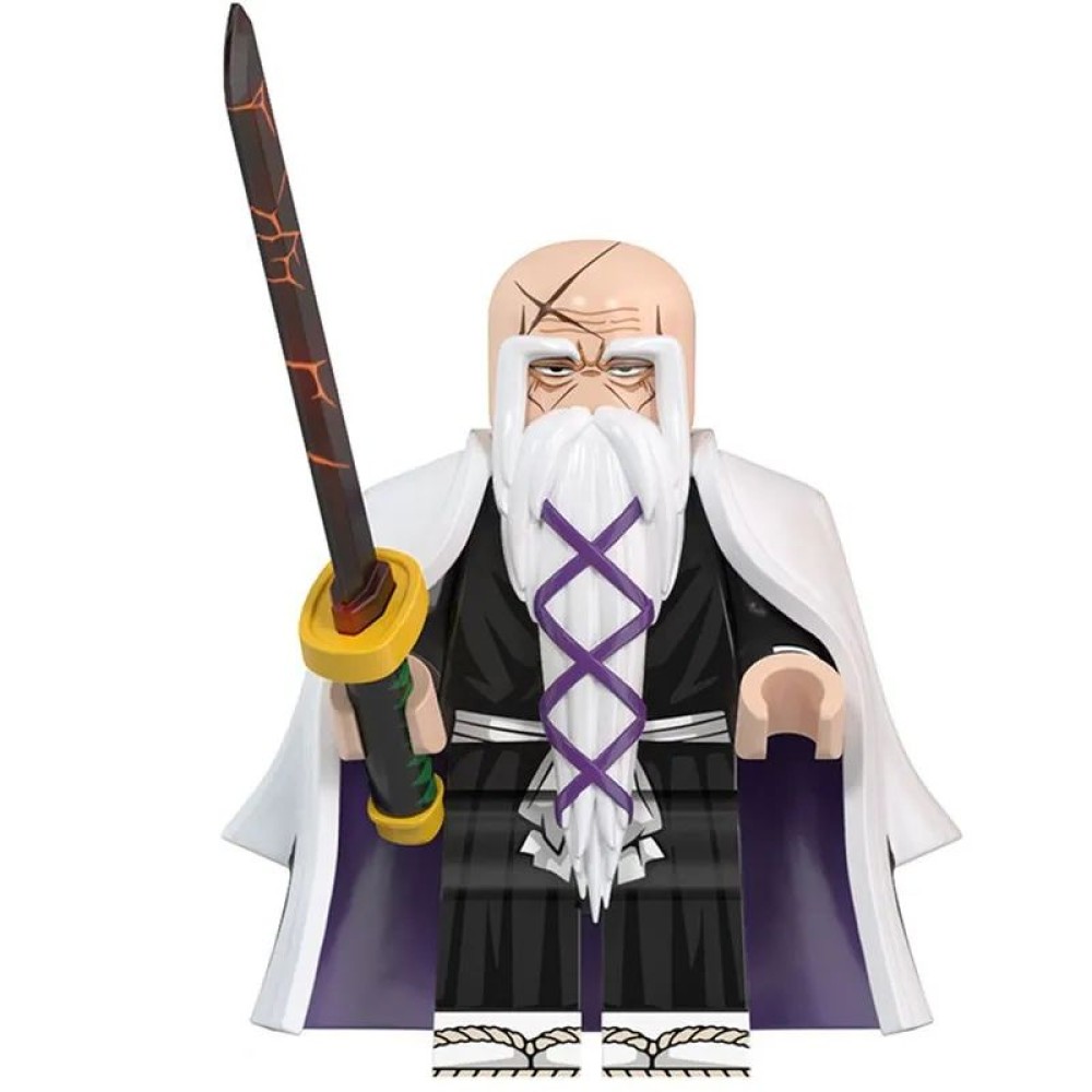 lego minifigure Anime Minifigure Bleach: Genryusai Shigekuni Yamamoto Anime Minifigure building block bricks toys lego minifigure Anime Minifigure Bleach: Genryusai Shigekuni Yamamoto Anime Minifigure building block bricks toys