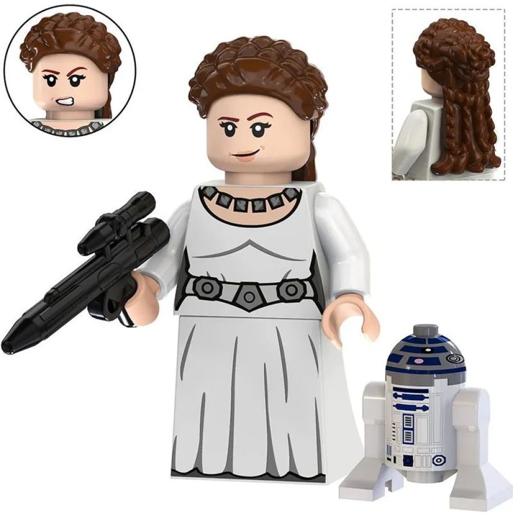 lego minifigure Star Wars Minifigure Leia Organa-Solo Star Wars building block bricks toys lego minifigure Star Wars Minifigure Leia Organa-Solo Star Wars building block bricks toys