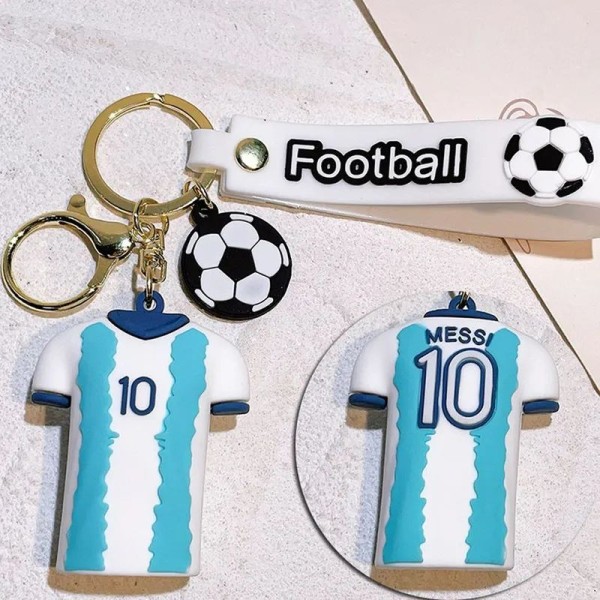Lionel Messi Argentina Keychain Minifigure