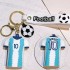 Lionel Messi Argentina Keychain Minifigure