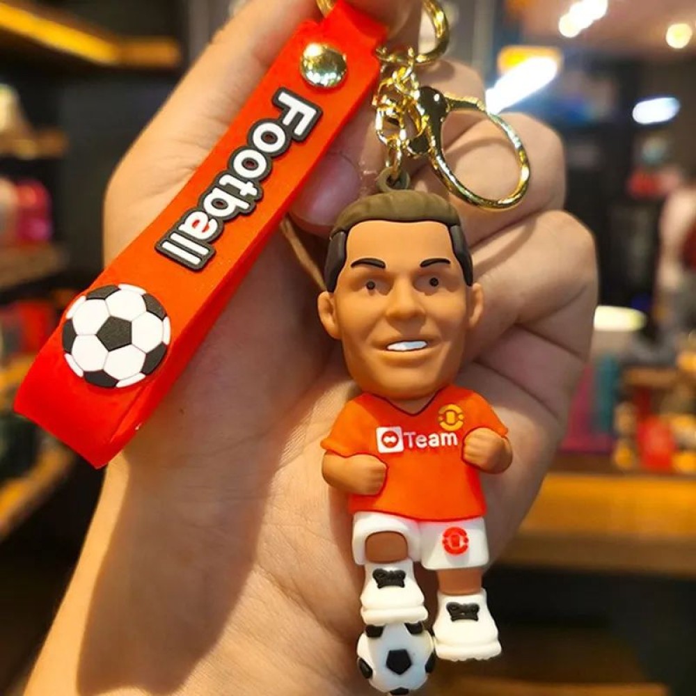 lego minifigure Cristiano Ronaldo Keychain Manchester United Minifigures building block bricks toys lego minifigure Cristiano Ronaldo Keychain Manchester United Minifigures building block bricks toys