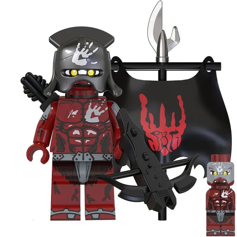 lego minifigure Lord of the Rings The Fellowship of the Ring Uruk-hai Minifigures building block bricks toys