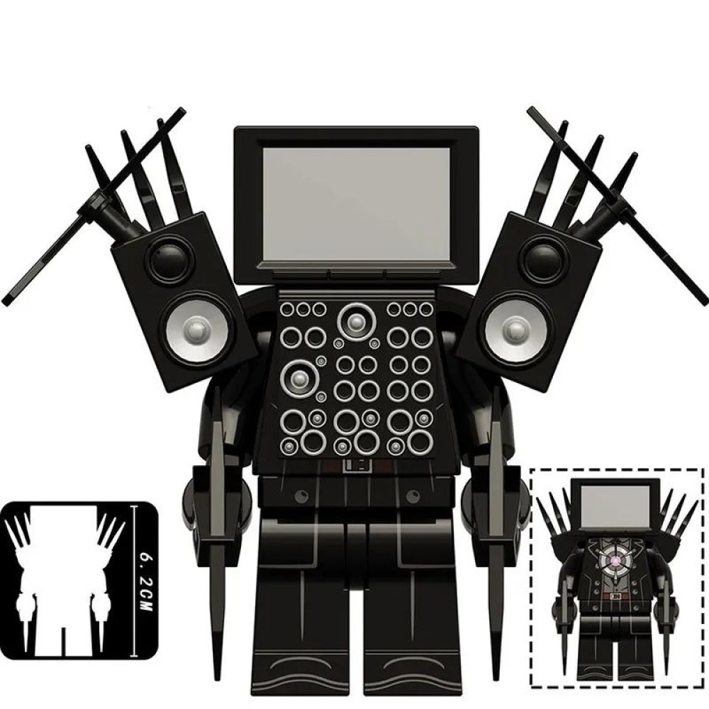 lego minifigure Minifigure Skibidi Toilet: Titan TV Man Minifigures building block bricks toys