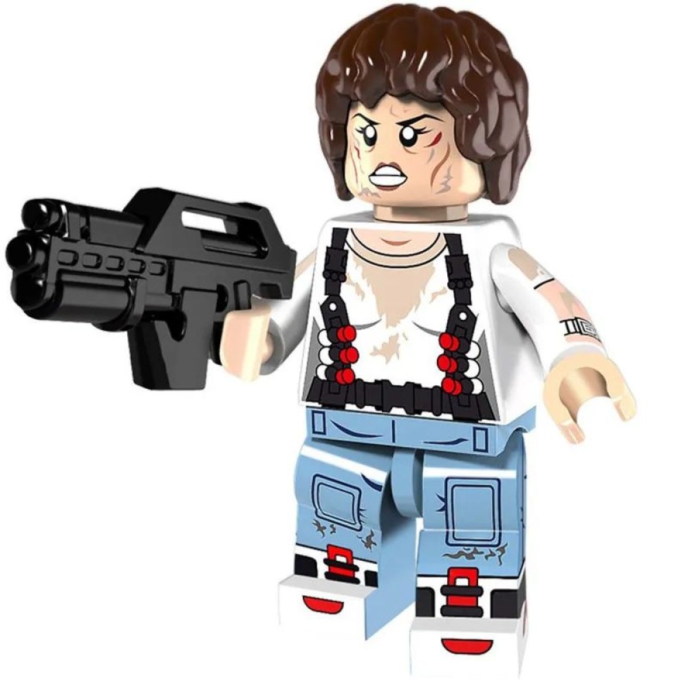 lego minifigure Movie Character Minifigure Alien: Ellen Ripley Minifigures building block bricks toys lego minifigure Movie Character Minifigure Alien: Ellen Ripley Minifigures building block bricks toys