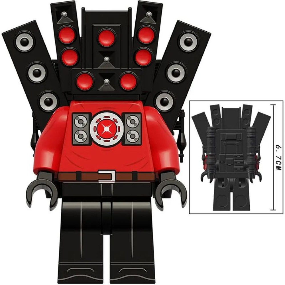 lego minifigure Minifigure Skibidi Toilet: Titan Speakerman Minifigures building block bricks toys lego minifigure Minifigure Skibidi Toilet: Titan Speakerman Minifigures building block bricks toys