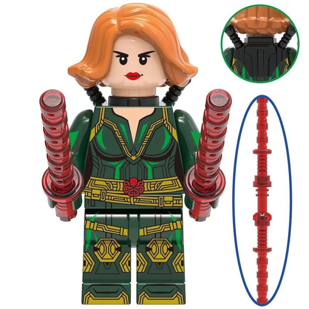 lego minifigure Marvel Minifigure Black Widow Marvel building block bricks toys lego minifigure Marvel Minifigure Black Widow Marvel building block bricks toys