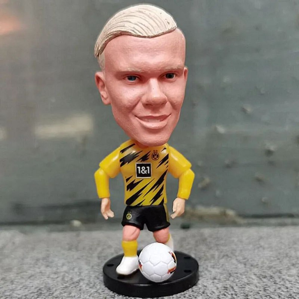 lego minifigure Soccerwe Minifigure of Footballer Erling Haaland (Borussia Dortmund) Minifigures building block bricks toys lego minifigure Soccerwe Minifigure of Footballer Erling Haaland (Borussia Dortmund) Minifigures building block bricks toys