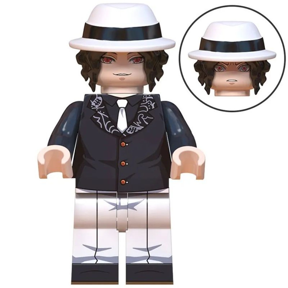 lego minifigure Anime Minifigure Demon Slayer: Kimetsu no Yaiba: Muzan Kibutsuji Anime Minifigure building block bricks toys lego minifigure Anime Minifigure Demon Slayer: Kimetsu no Yaiba: Muzan Kibutsuji Anime Minifigure building block bricks toys