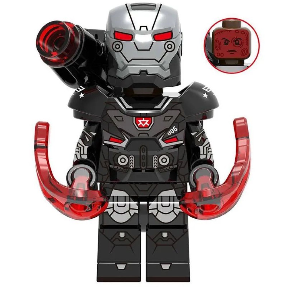 lego minifigure Marvel Minifigure War Machine Warrior Marvel building block bricks toys