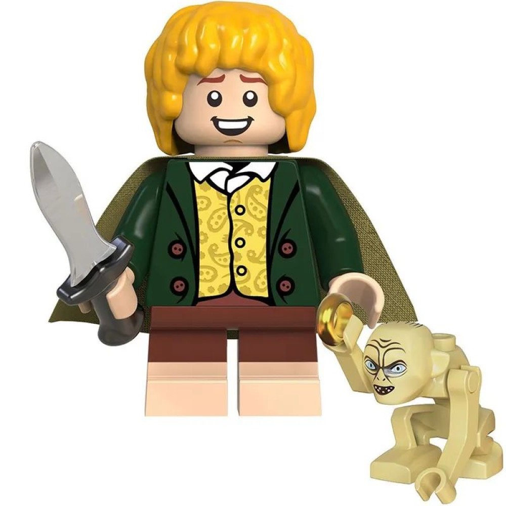 lego minifigure Lord of the Rings Minifigure Hobbit Peregrin and Gollum Minifigures building block bricks toys