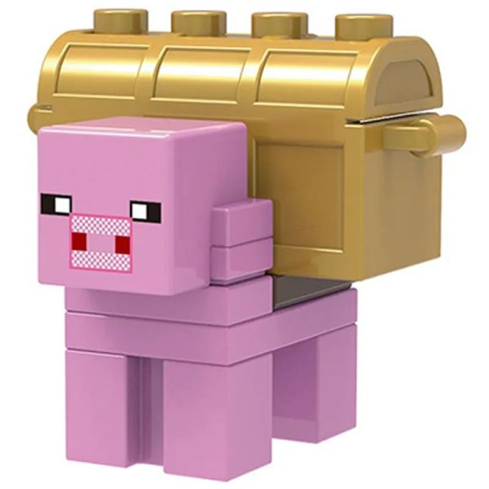 lego minifigure Minecraft Minifigure Piggy Bank Minifigures building block bricks toys lego minifigure Minecraft Minifigure Piggy Bank Minifigures building block bricks toys