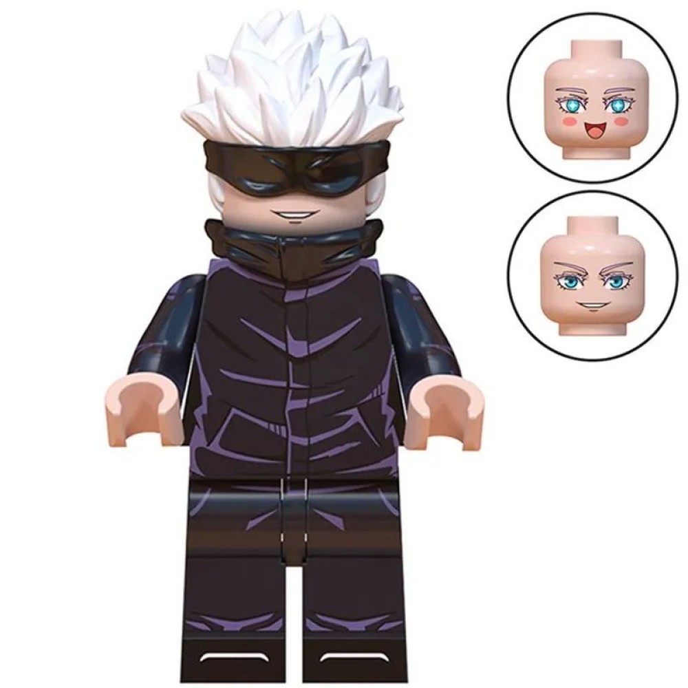 lego minifigure Anime Minifigure Magic Battle Satoru Gojo Anime Minifigure building block bricks toys lego minifigure Anime Minifigure Magic Battle Satoru Gojo Anime Minifigure building block bricks toys