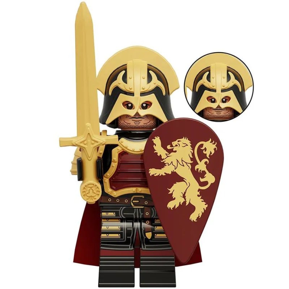 lego minifigure Minifigure Game of Thrones Lannister swordsman Minifigures building block bricks toys lego minifigure Minifigure Game of Thrones Lannister swordsman Minifigures building block bricks toys