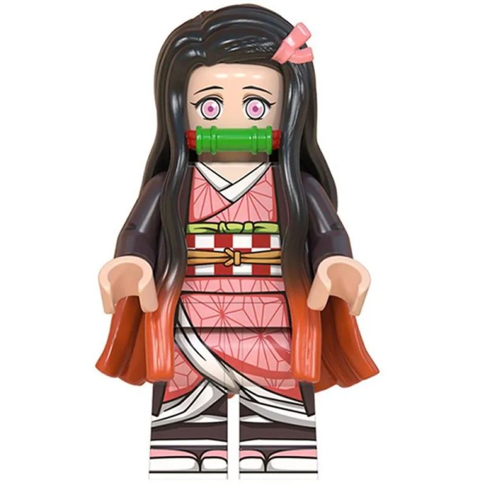 lego minifigure Anime Minifigure Demon Slayer: Kimetsu no Yaiba: Nezuko Kamado Anime Minifigure building block bricks toys lego minifigure Anime Minifigure Demon Slayer: Kimetsu no Yaiba: Nezuko Kamado Anime Minifigure building block bricks toys
