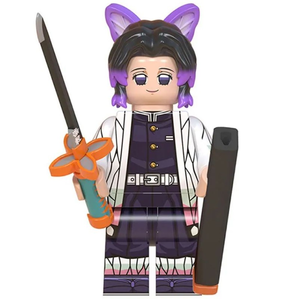 lego minifigure Anime Minifigure Demon Slayer: Kimetsu no Yaiba: Shinobu Kocho Anime Minifigure building block bricks toys lego minifigure Anime Minifigure Demon Slayer: Kimetsu no Yaiba: Shinobu Kocho Anime Minifigure building block bricks toys
