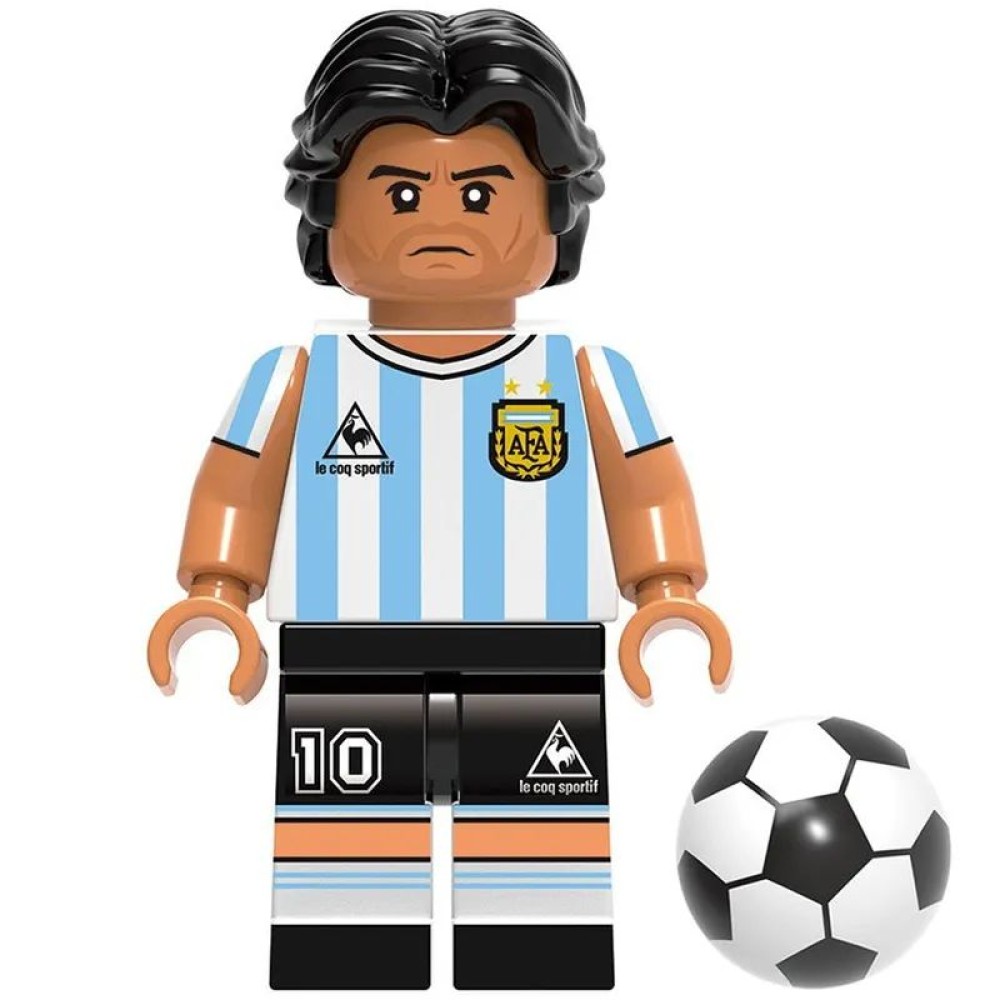 lego minifigure Famous soccer player Minifigure Diego Maradona Minifigures building block bricks toys lego minifigure Famous soccer player Minifigure Diego Maradona Minifigures building block bricks toys