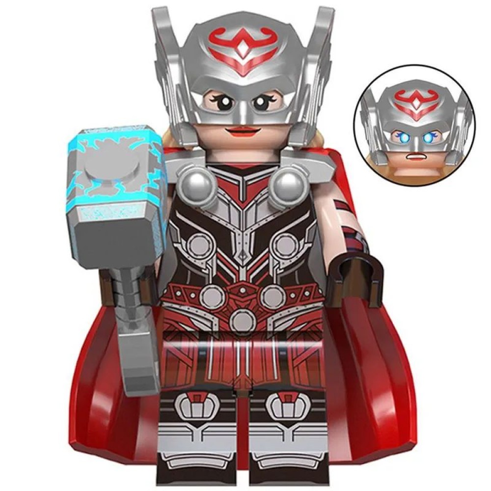 lego minifigure Marvel Minifigure Jane Foster Marvel building block bricks toys