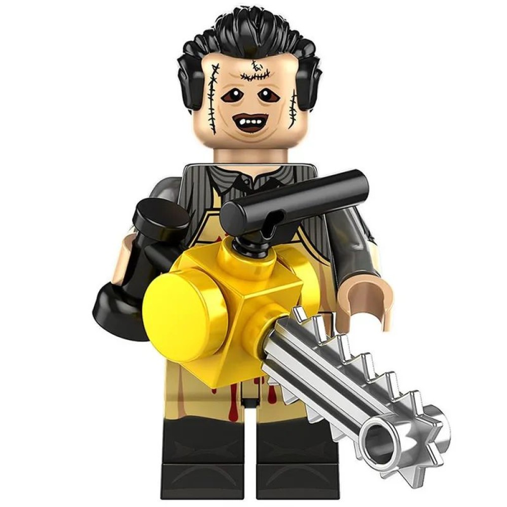 lego minifigure Movie Character Minifigure The Texas Chainsaw Massacre Leatherface Movie Minifigure building block bricks toys lego minifigure Movie Character Minifigure The Texas Chainsaw Massacre Leatherface Movie Minifigure building block bricks toys