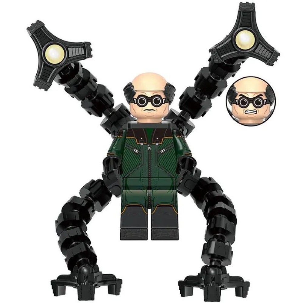 lego minifigure Marvel Minifigure Doctor Octopus Marvel building block bricks toys lego minifigure Marvel Minifigure Doctor Octopus Marvel building block bricks toys