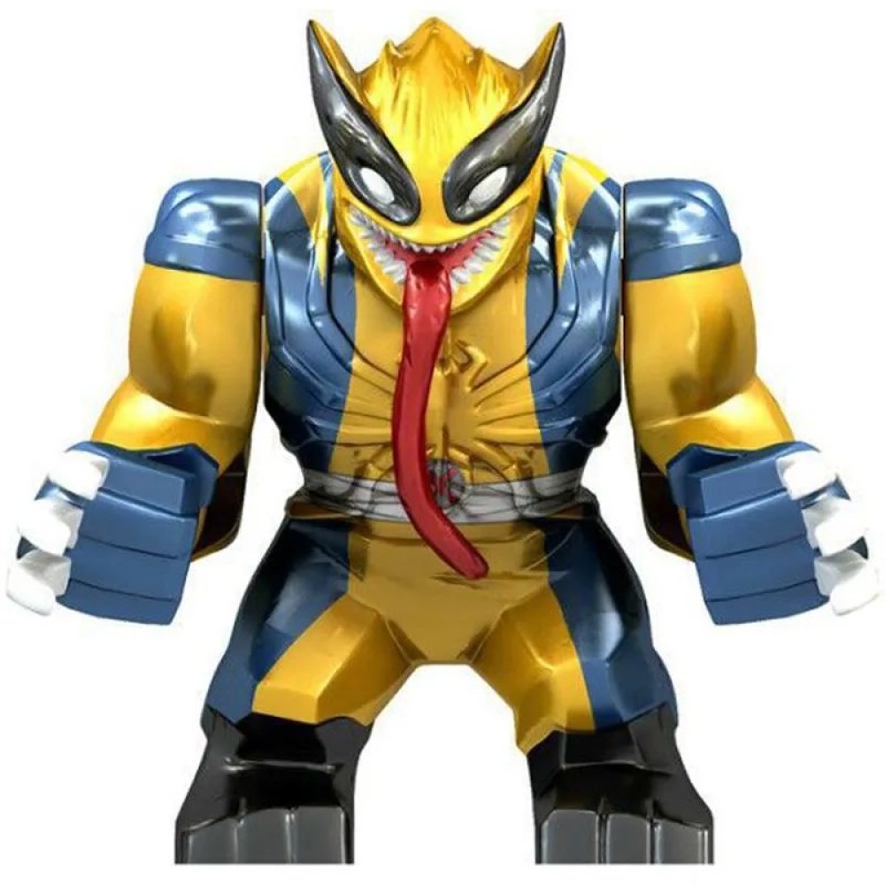 lego minifigure Large Marvel Minifigure Wolverine-Venom Marvel building block bricks toys